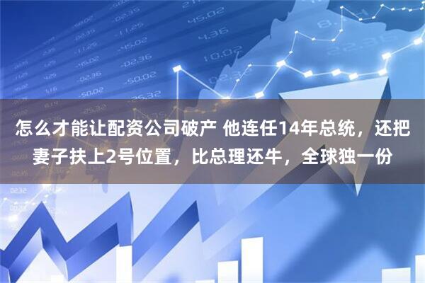 怎么才能让配资公司破产 他连任14年总统，还把妻子扶上2号位置，比总理还牛，全球独一份