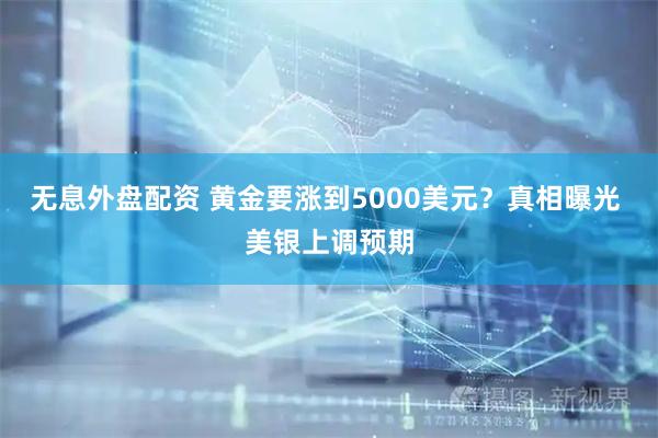无息外盘配资 黄金要涨到5000美元？真相曝光 美银上调预期